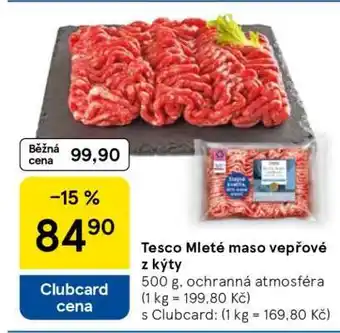 Tesco Tesco mleté maso vepřové z kýty nabídka