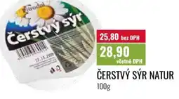 Ratio Čerstvý sýr natur nabídka