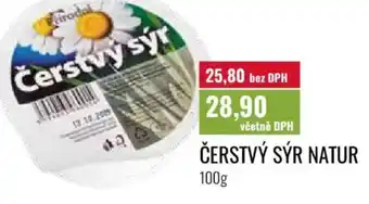 Ratio Čerstvý sýr natur nabídka