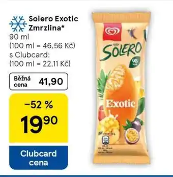 Tesco Solero Exotic Zmrzlina nabídka