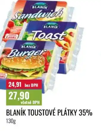 Ratio Blaník toustové plátky 35% nabídka