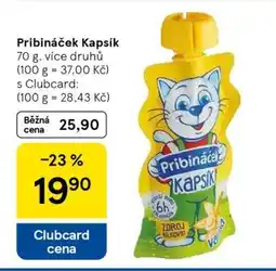 Tesco Pribináček kapsík nabídka