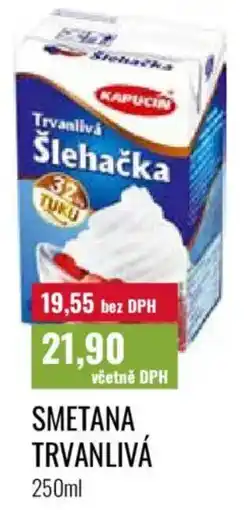 Ratio Smetana trvanlivá nabídka