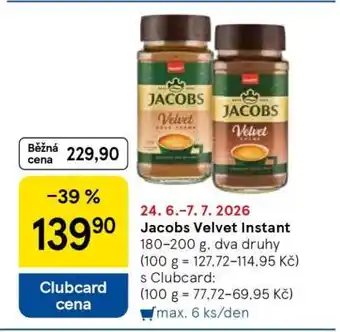 Tesco Jacobs Velvet Instant nabídka