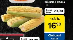 Tesco Kukuřice sladká nabídka