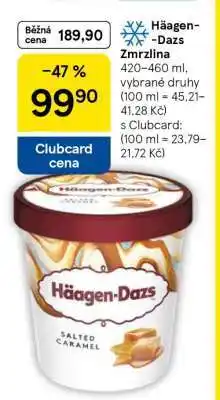 Tesco HÄAGEN DAZS Zmrzlina nabídka