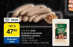 Tesco Krahulík Krahulecká Klobáska s goudou nabídka