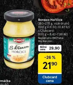 Tesco Boneco hořčice nabídka