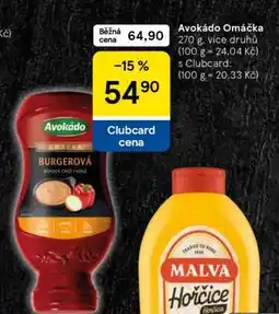 Tesco Avokádo Omáčka nabídka