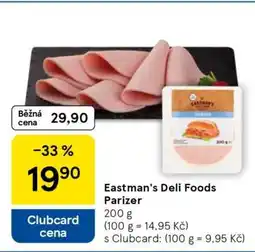Tesco Eastman's Deli Foods Parizer nabídka