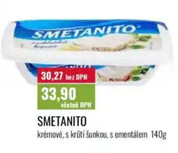 Ratio SMETANITO krémové, s krůtí šunkou, s ementálem nabídka