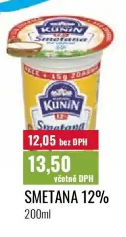 Ratio SMETANA 12% nabídka