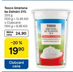 Tesco Tesco Smetana ke šlehání 31% nabídka