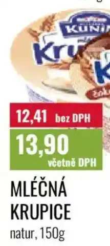 Ratio KUNIN Mléčná krupice natur nabídka