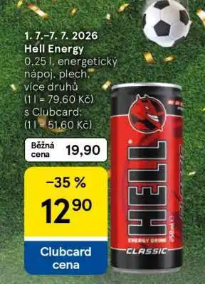 Tesco Hell Energy nabídka