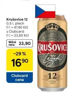 Tesco Krušovice 12 nabídka