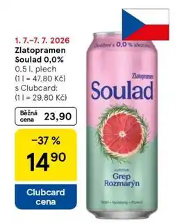 Tesco Zlatopramen Soulad 0,0% nabídka