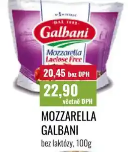 Ratio Mozzarella galbani bez laktózy nabídka