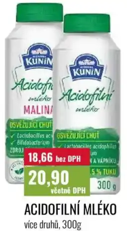 Ratio KUNIN Acidofilní mléko nabídka