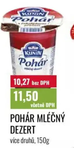 Ratio KUNIN Pohár mléčný dezert nabídka