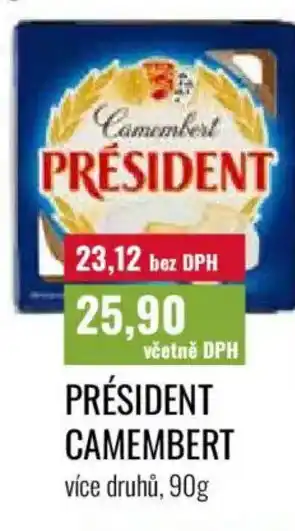 Ratio Président camembert nabídka