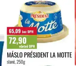 Ratio Máslo président la motte slané nabídka