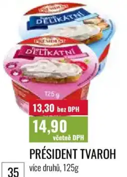 Ratio Président tvaroh nabídka