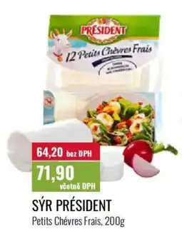 Ratio SÝR PRÉSIDENT Petits Chévres Frais nabídka