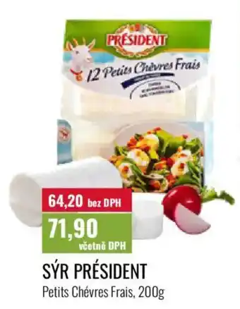 Ratio SÝR PRÉSIDENT Petits Chévres Frais nabídka