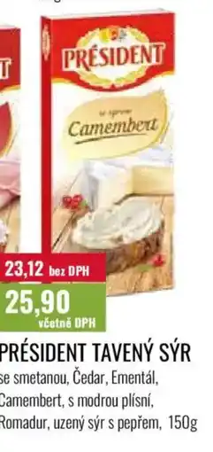 Ratio Président tavený sýr nabídka