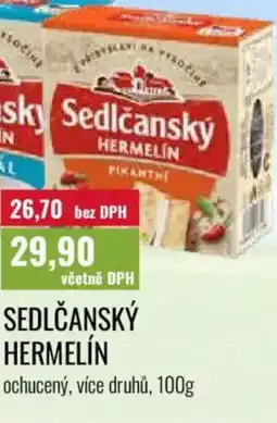 Ratio Sedlčanský hermelín ochucený, více druhů nabídka