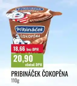 Ratio Pribináček čokopěna nabídka