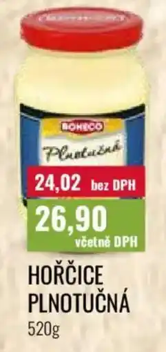 Ratio BONECO Hořčice plnotučná nabídka