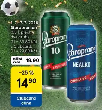 Tesco Staropramen nabídka