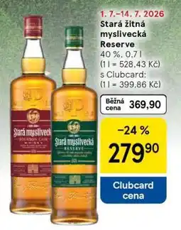 Tesco Stará Žitná Myslivecká Reserve nabídka