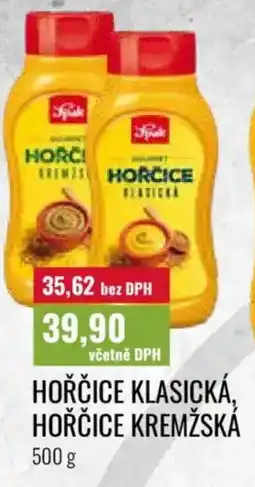Ratio Hořčice klasická, hořčice kremžská nabídka