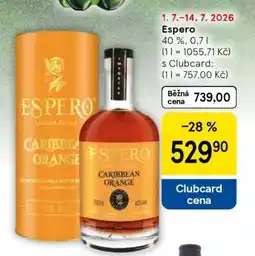 Tesco Espero Caribbean Orange nabídka