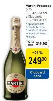 Tesco Martini Prosecco nabídka
