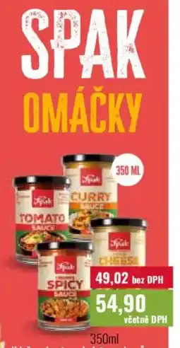 Ratio Spak omáčky nabídka