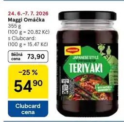 Tesco MAGGI omáčka nabídka
