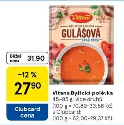 Tesco VITANA BYŠICKÁ POLÉVKA nabídka