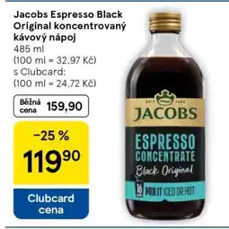 Tesco Jacobs Espresso Black Original koncentrovaný kávový nápoj nabídka