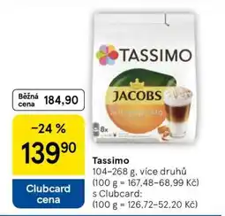Tesco Tassimo nabídka