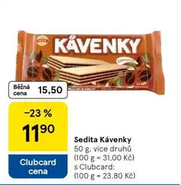 Tesco Sedita Kávenky nabídka