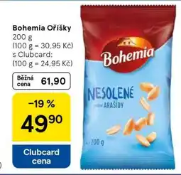 Tesco Bohemia oříšky nabídka