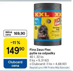 Tesco Fino Zeus Flex pytle na odpadky nabídka