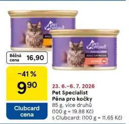 Tesco Pet Specialist Pěna pro kočky nabídka