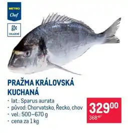 Makro Pražma královská kuchaná nabídka
