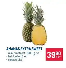 Makro Ananas extra sweet nabídka