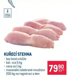 Makro Kuřecí stehna nabídka